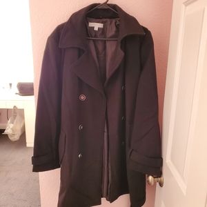 Womens  black Pea coat